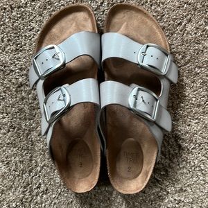 Never worn adjustable sandals